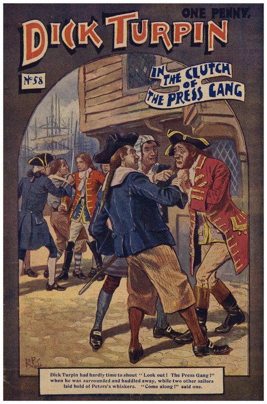 Dick Turpin (värinen lito) tekijältä Robert Prowse Jnr