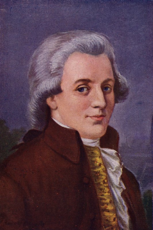 Mozart (värinen lito) tekijältä Rudolf Klingsbogl
