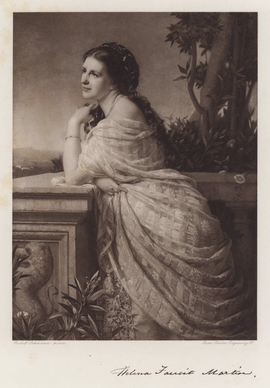 Helen Faucit, Lady Martin (litho) tekijältä Rudolf Lehmann