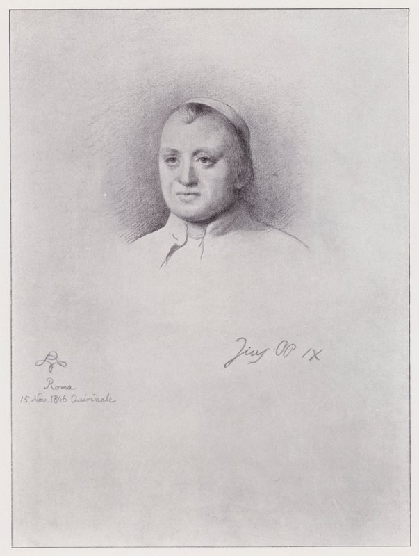 Paavi Pius IX (litho) tekijältä Rudolf Lehmann
