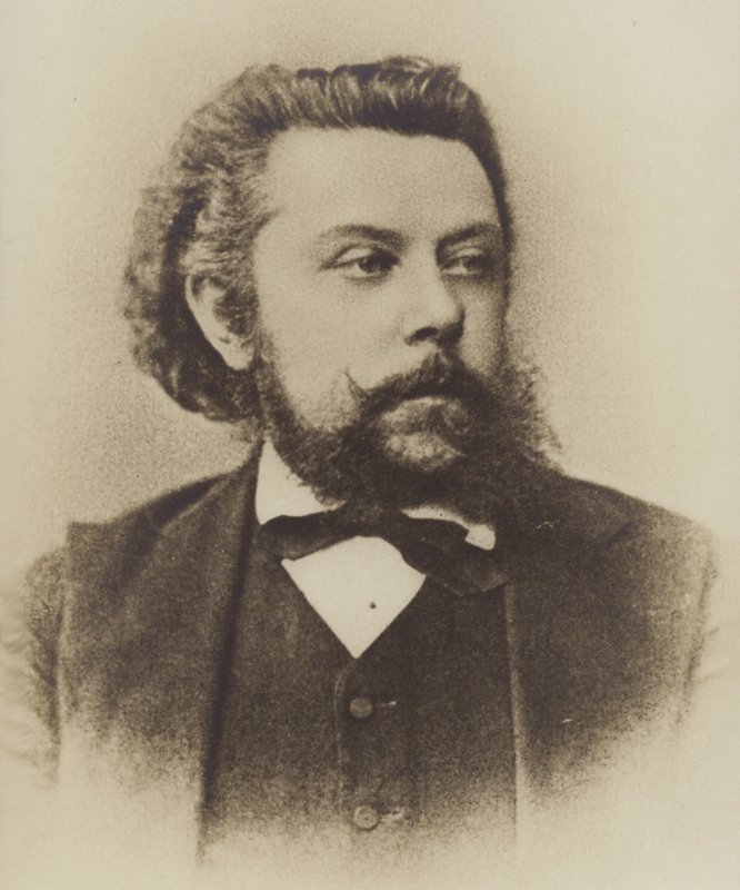Modest Mussorgskin muotokuva tekijältä Russian Photographer