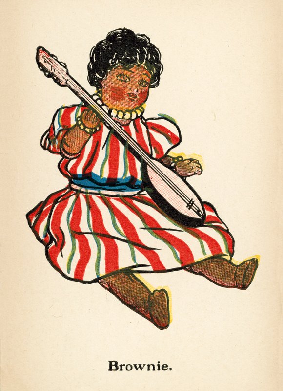 Nuket: Brownie (väri litho) tekijältä Ruth Cobb