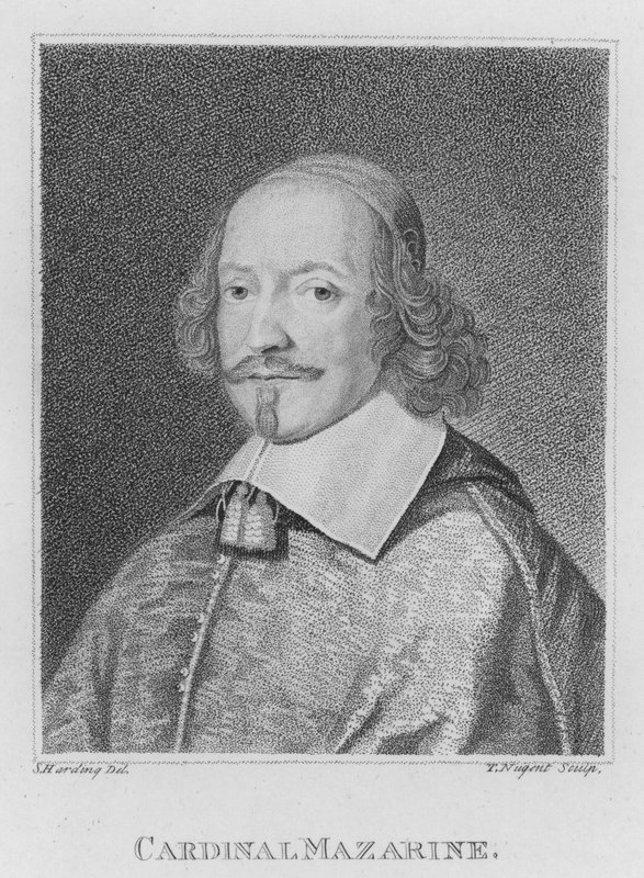 Cardinal Mazarine (kaiverrus) tekijältä S. (after) Harding