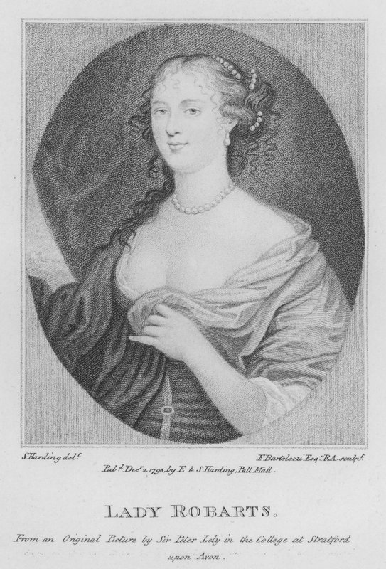 Lady Robarts (kaiverrus) tekijältä S. (after) Harding