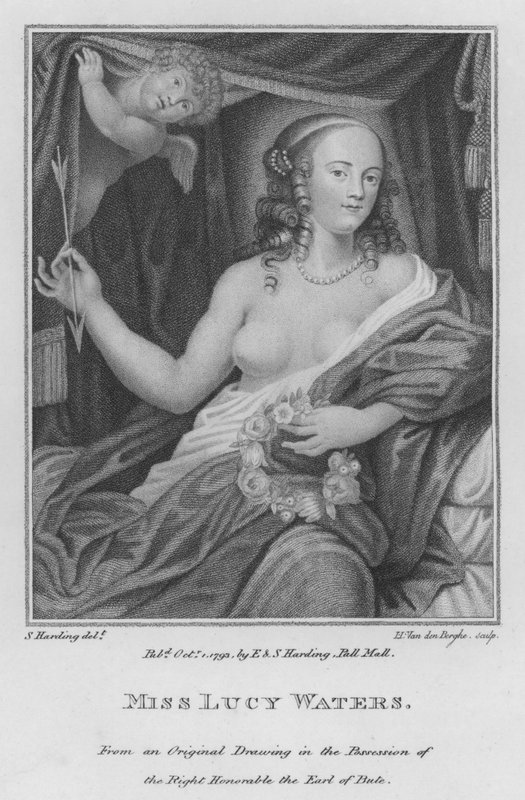 Neiti Lucy Waters (kaiverrus) tekijältä S. (after) Harding