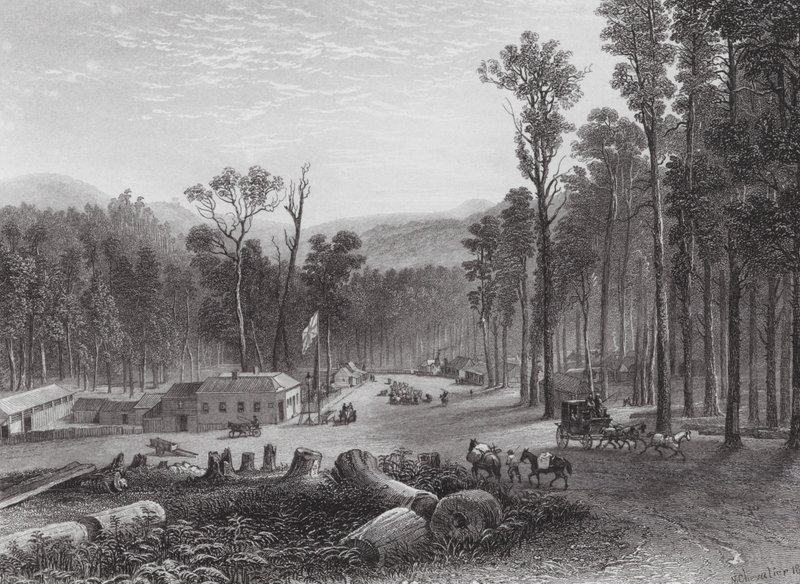 Australia: Marysville, Victory (kaiverrus). tekijältä Samuel (after) Prout