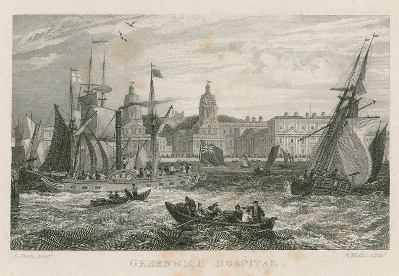 Greenwich Hospital, Lontoo tekijältä Samuel Owen