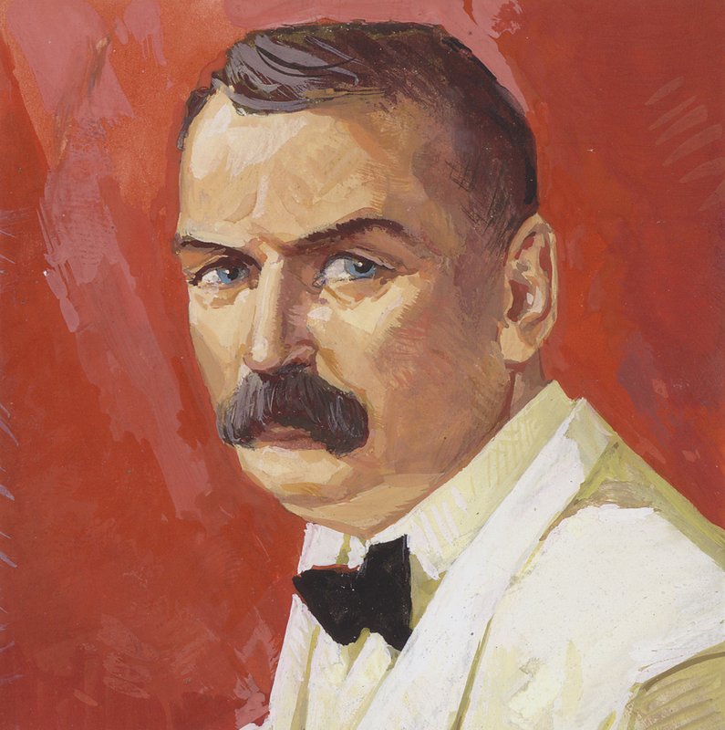 John F Stevens (guassi paperille) tekijältä Severino Baraldi