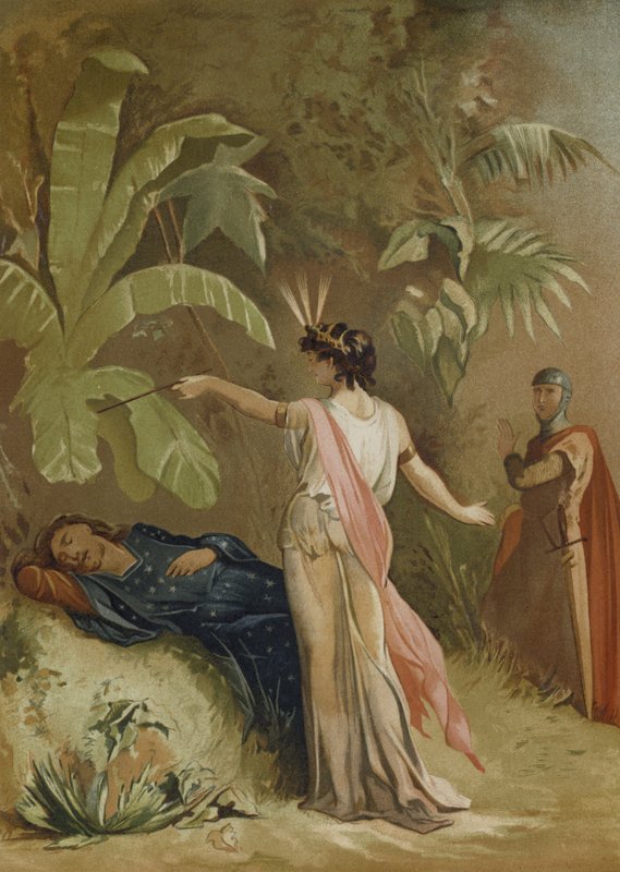 Merlin ja Viviane, Lady of the Lake tekijältä Spanish School