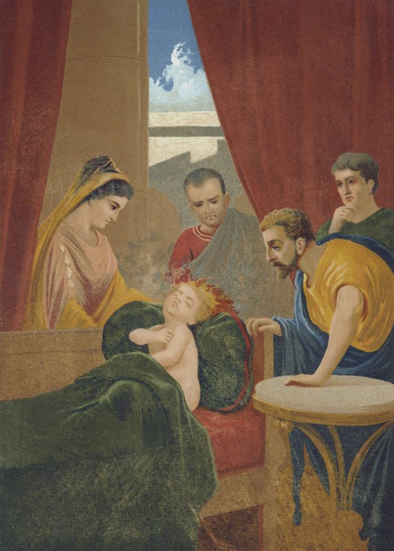Servius Tullius, legendaarinen Rooman kuudes kuningas tekijältä Spanish School