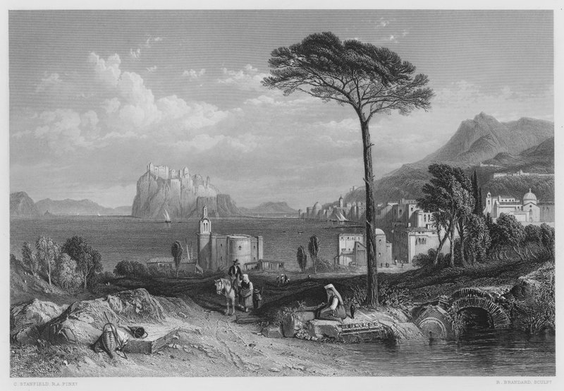 Ischia, kuvasta Royal Collectionissa tekijältä Stanfield