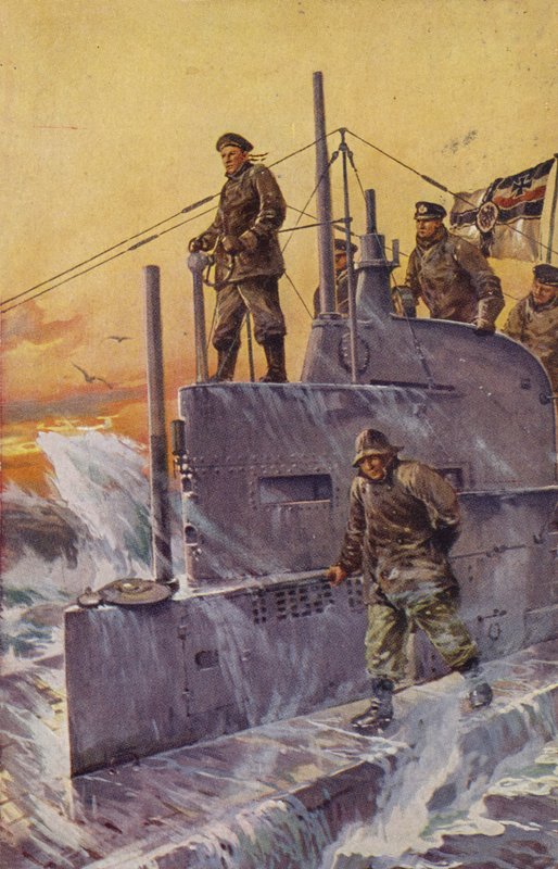 Saksalainen U-vene, Ensimmäinen maailmansota, 1917. tekijältä Stoewer Willy