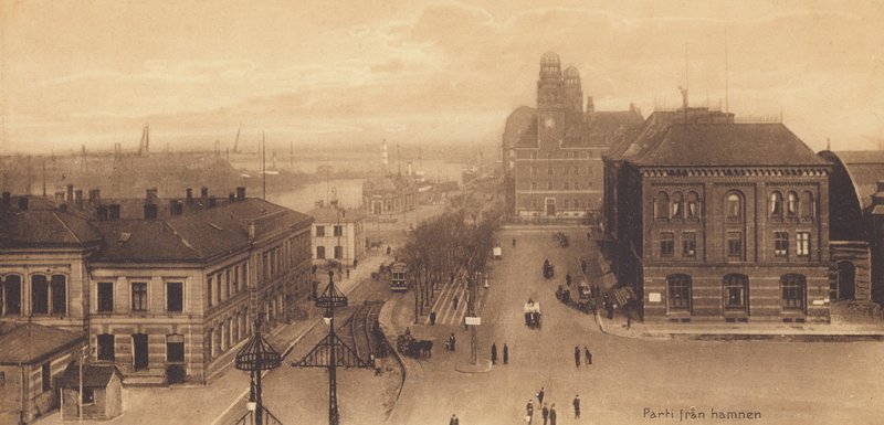 Malmö: juhlat satamasta (s/w-kuva) tekijältä Swedish Photographer