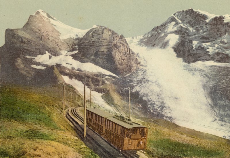 Berner Oberland: Jungfraubahn (värillinen kuva) tekijältä Swiss Photographer