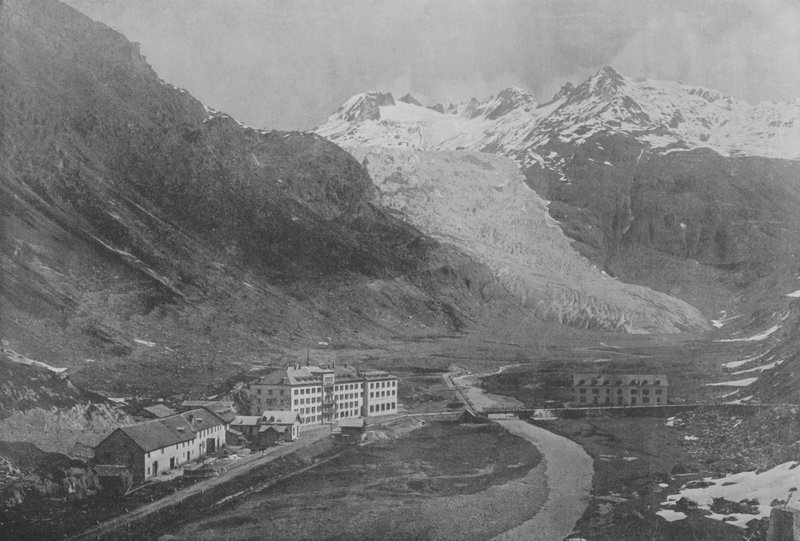 Rhônen jäätikkö (m/w kuva) tekijältä Swiss Photographer