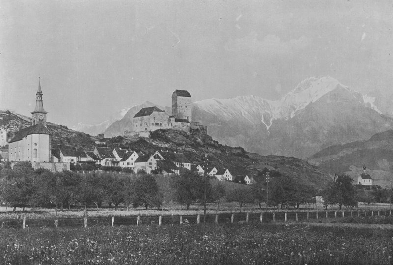 Sargans, Reinin laakso (m/v kuva) tekijältä Swiss Photographer