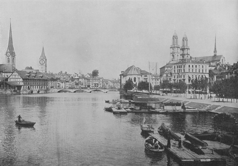 Zürich ja Limmat (m/v kuva) tekijältä Swiss Photographer
