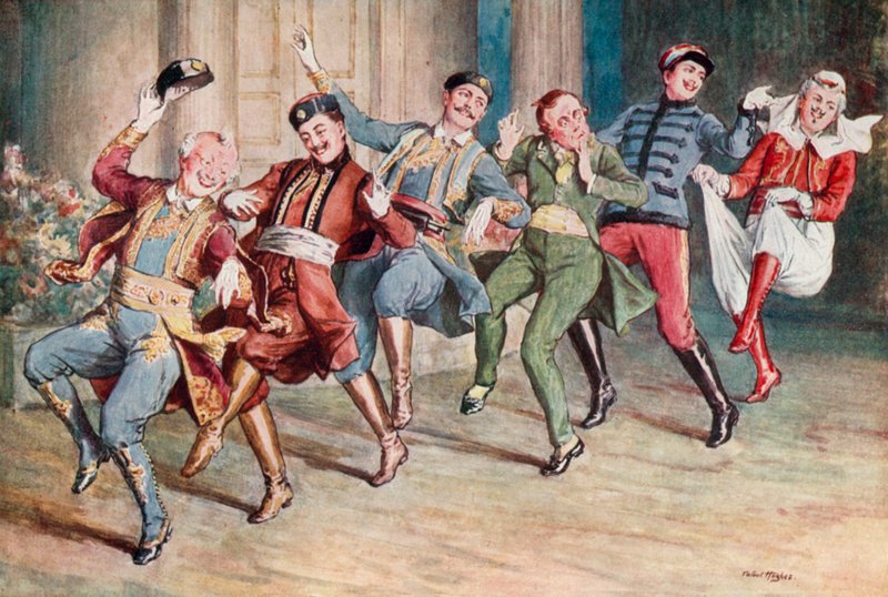 Iloinen leski: "Naiset! Kuinka voittaa heidät" tekijältä Talbot Hughes