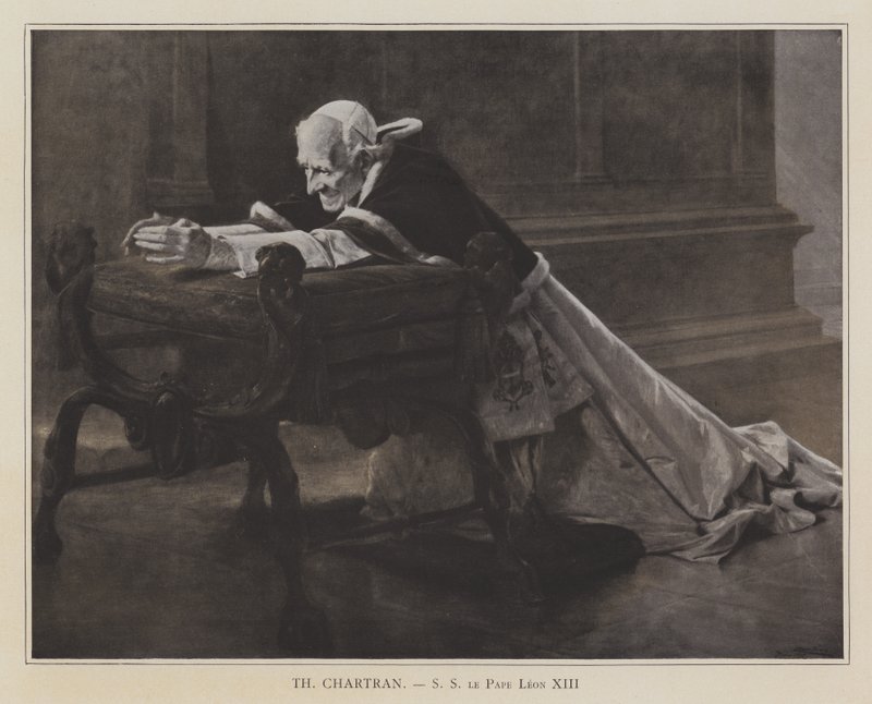 Paavi Leo XIII (litho) tekijältä Theobald (after) Chartran
