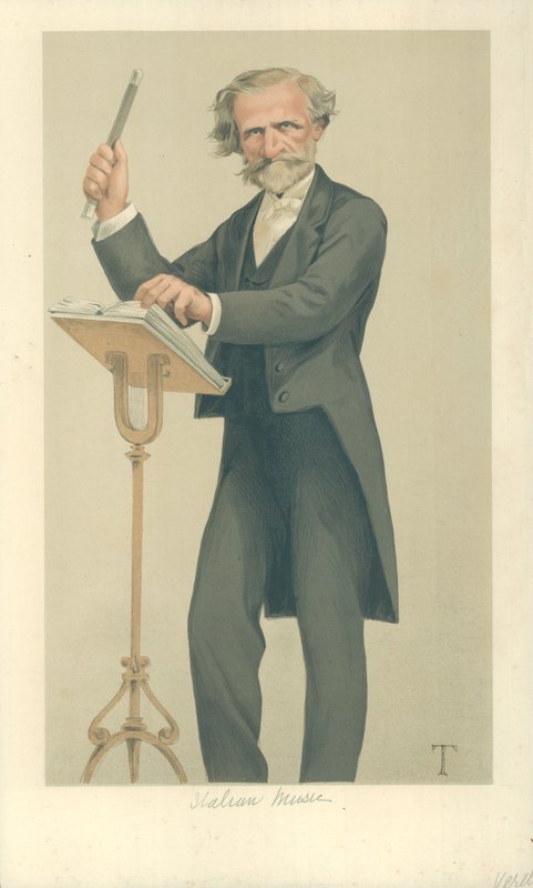 Giuseppe Verdi, italialaista musiikkia tekijältä Theobald Chartran