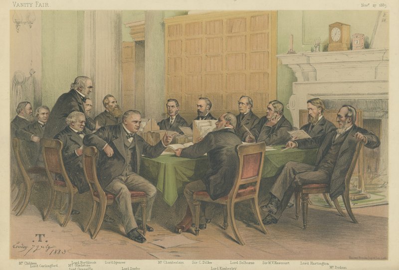 Hallitusneuvosto 1883 tekijältä Theobald Chartran