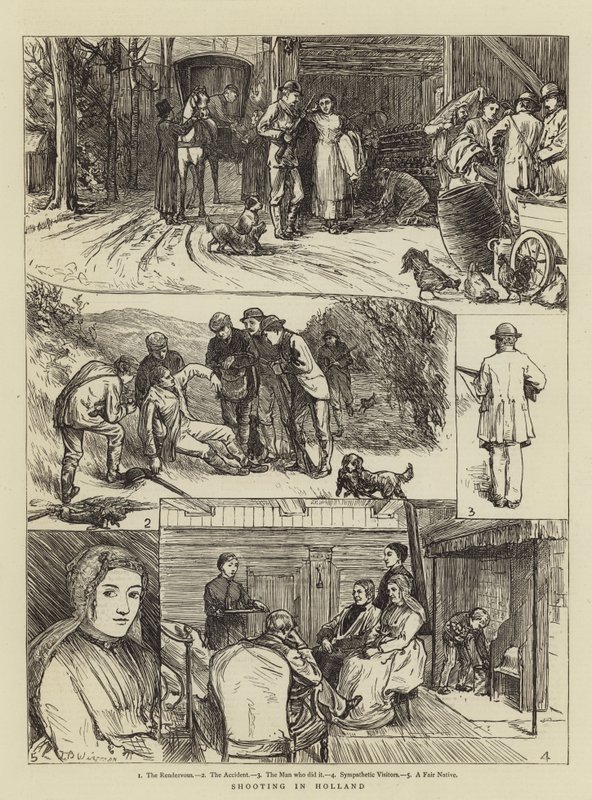 Ammunta Hollannissa tekijältä Theodore Blake Wirgman