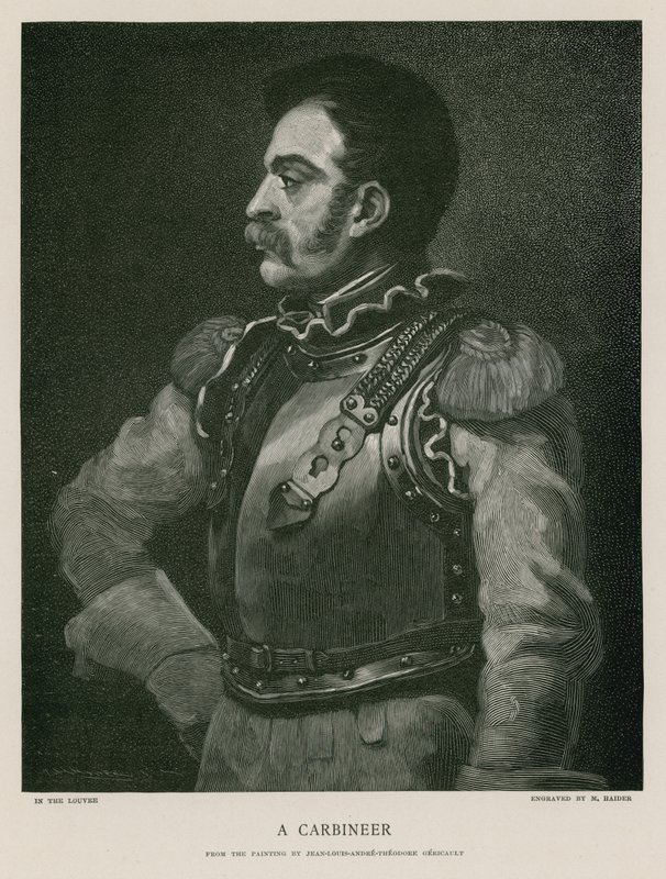 karbiinimies tekijältä Theodore Gericault
