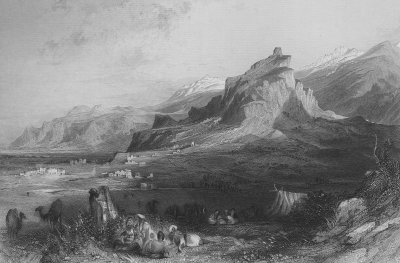 Sardisin akropolis tekijältä Thomas Allom