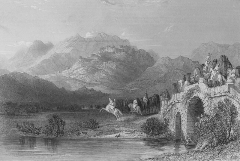 Pergamuksen akropolis, Vähä-Aasiassa tekijältä Thomas Allom