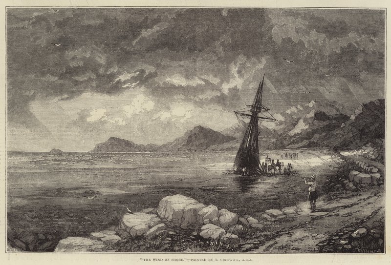 Tuuli rannalla tekijältä Thomas Creswick