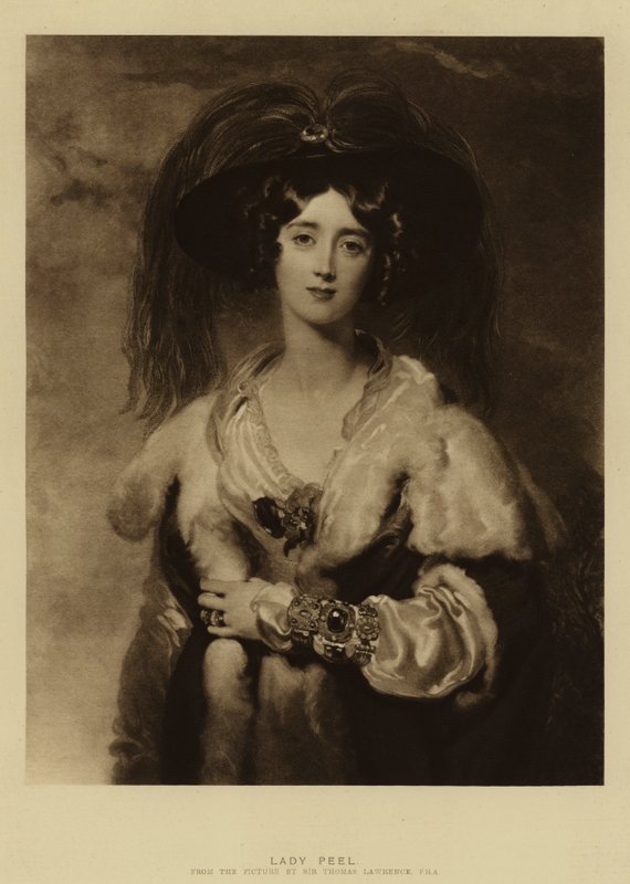Lady Peel tekijältä Thomas Lawrence