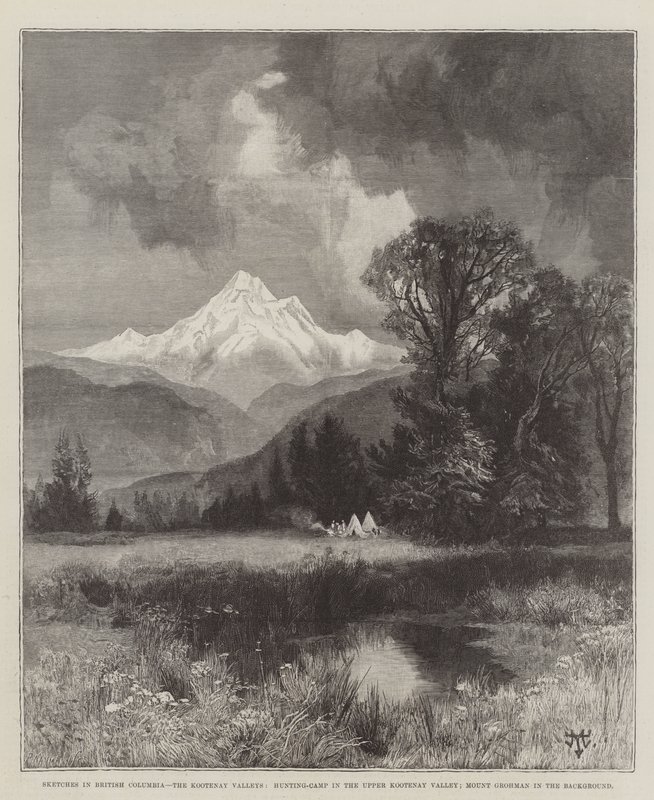 Luonnokset Brittiläisessä Kolumbiassa tekijältä Thomas Moran