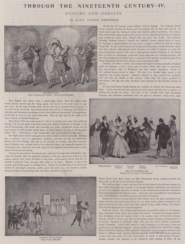 Tanssi ja tanssijat tekijältä Thomas Rowlandson
