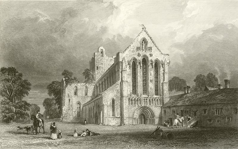 Lanercost Priory, Cumberland tekijältä Thomas Allom