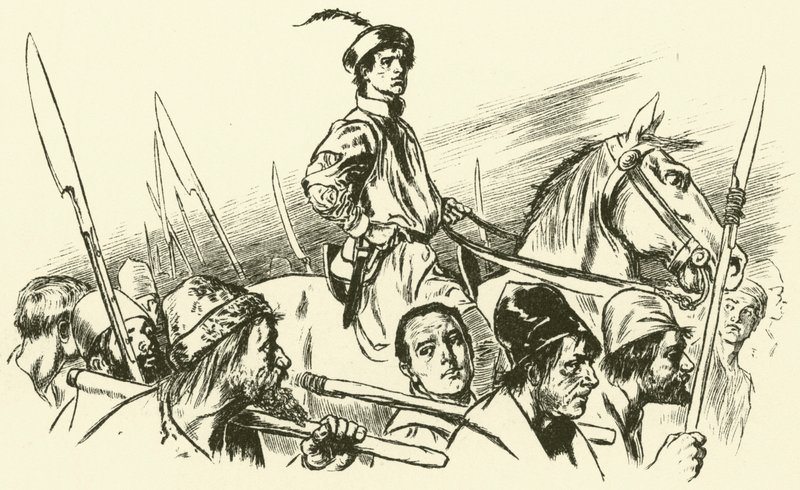Wat Tyler (kaiverrus) tekijältä Thomas Heath Robinson