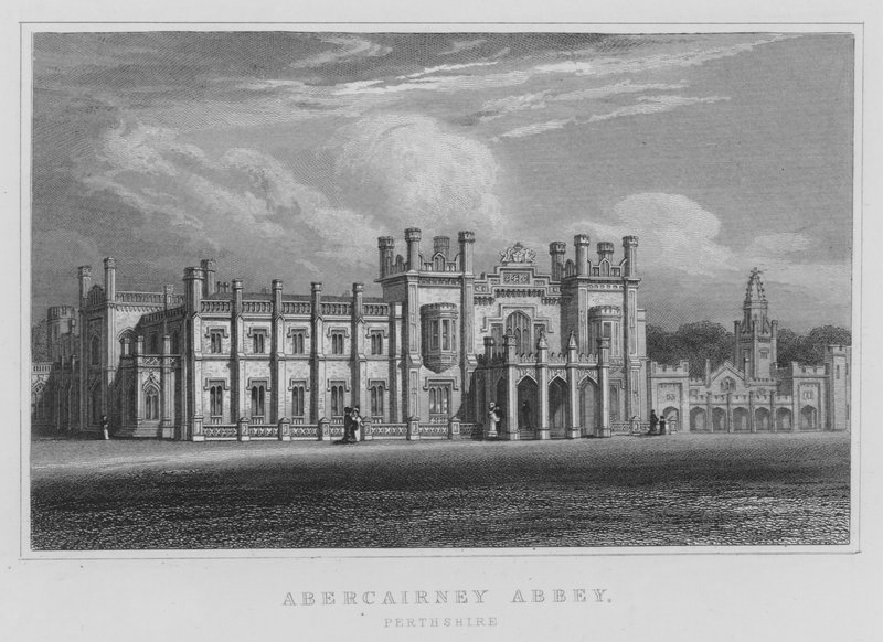 Abercairney Abbey, Perthshire (kaiverrus) tekijältä Thomas Hosmer Shepherd