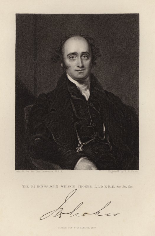 John Wilson Croker tekijältä Thomas Lawrence