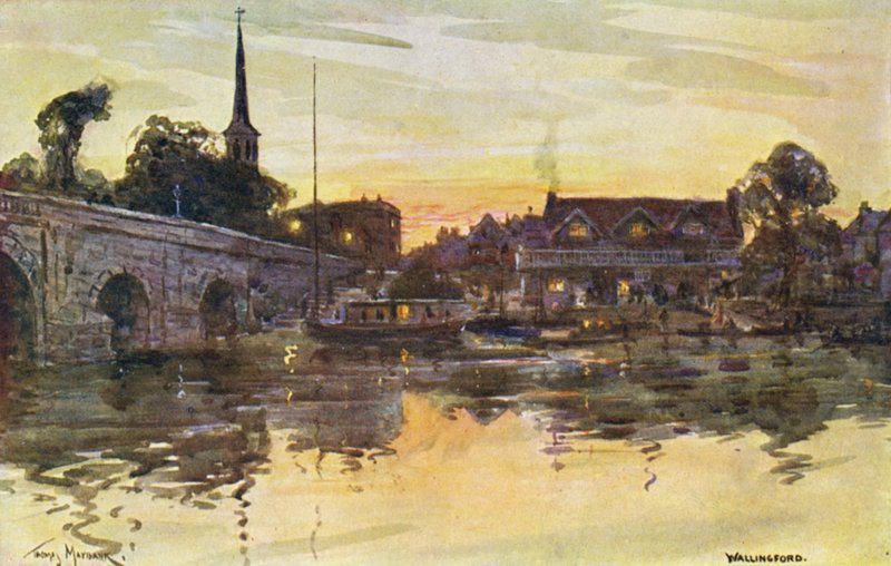 Thames-joki: Wallingford (värilitro) tekijältä Thomas Maybank