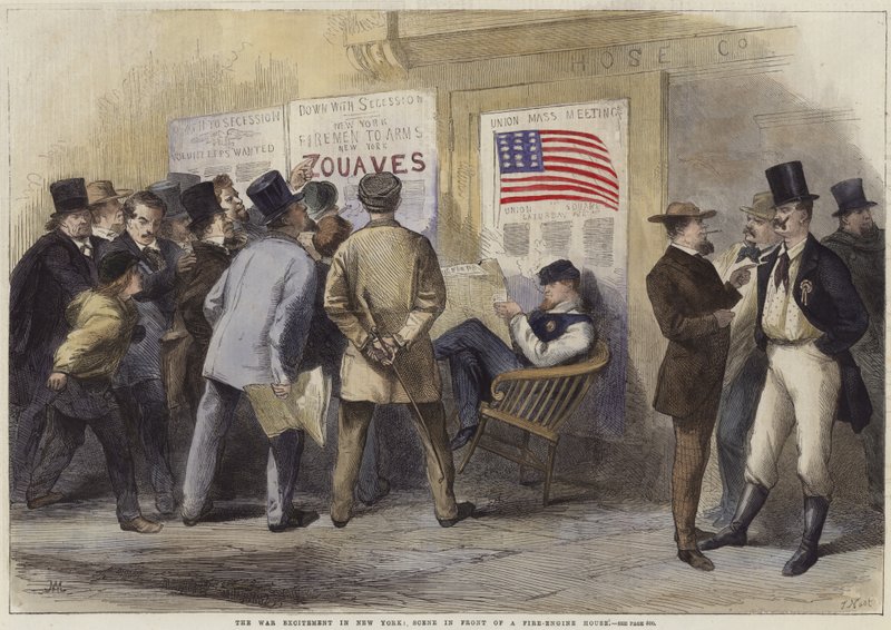 Sodan jännitys New Yorkissa tekijältä Thomas Nast