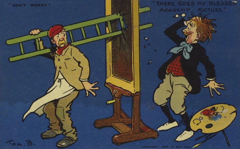 Siellä menee siunattu Akatemian kuvani! tekijältä Tom Browne