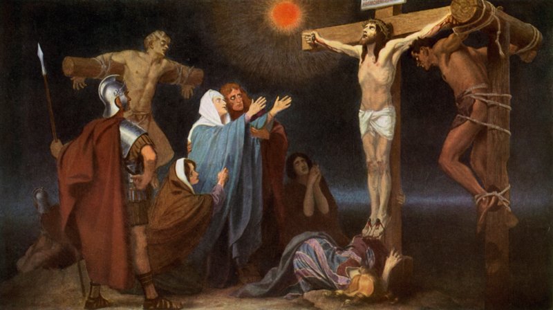 Jeesus kuolee ristillä tekijältä Unbekannt Unbekannt