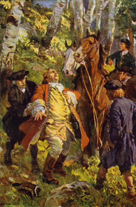 Kuva kidnapoidusta (väri litho) tekijältä W.R.S. (after) Stott