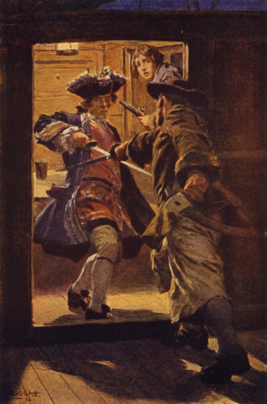 Kuva kidnapoidusta (väri litho) tekijältä W.R.S. (after) Stott