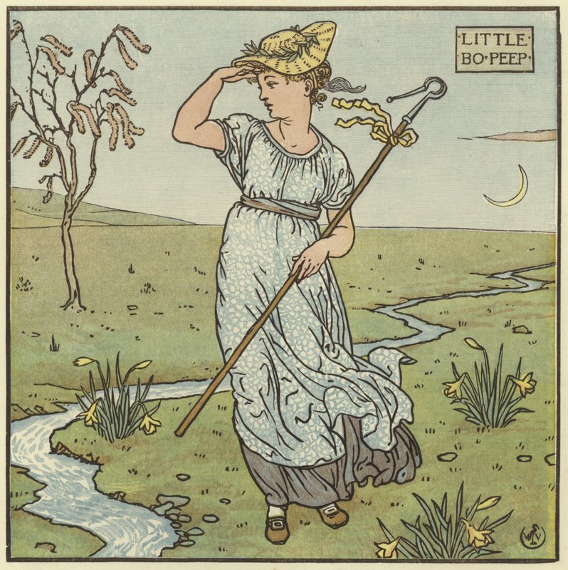 Pikku Bo Peep tekijältä Walter Crane