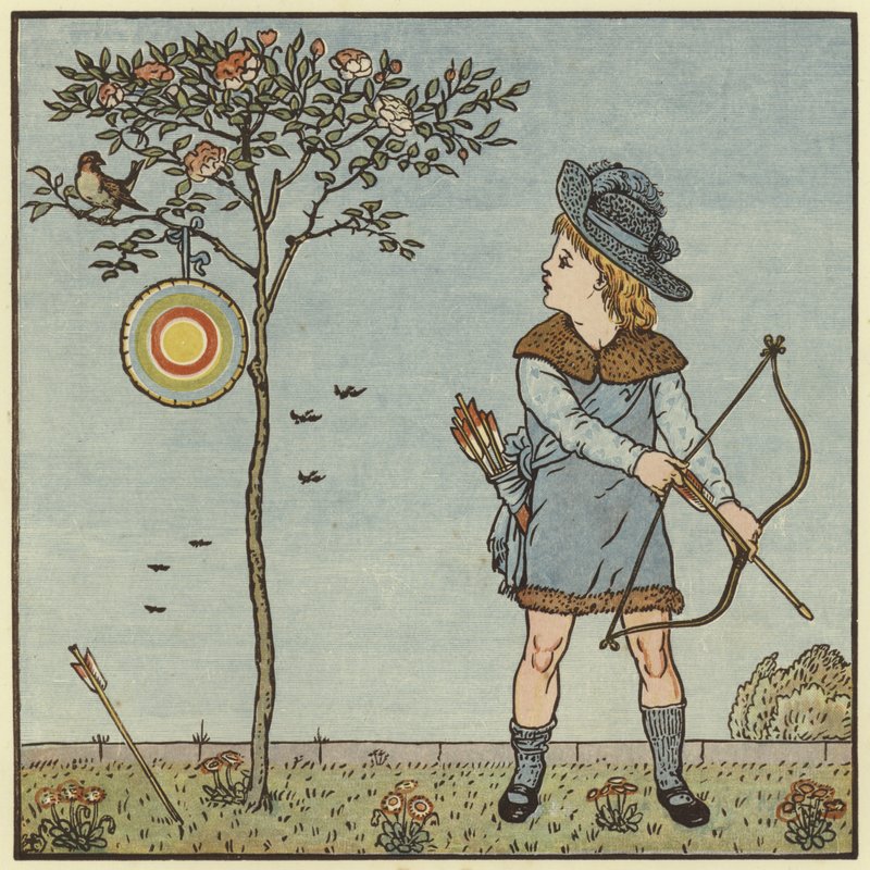 Pikku kukkovarpunen tekijältä Walter Crane