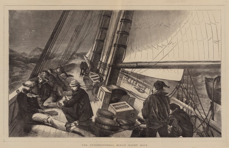 Kansainvälinen valtameripurjehduskilpailu tekijältä Walter William May