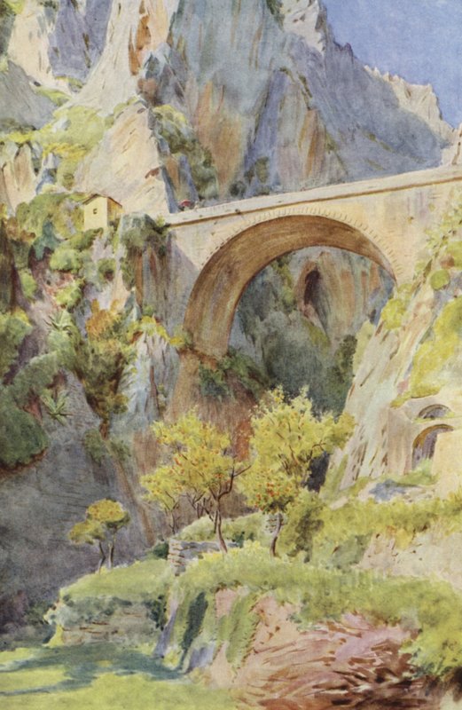 Pont St Louis (väri litho) tekijältä Walter Frederick Roofe Tyndale