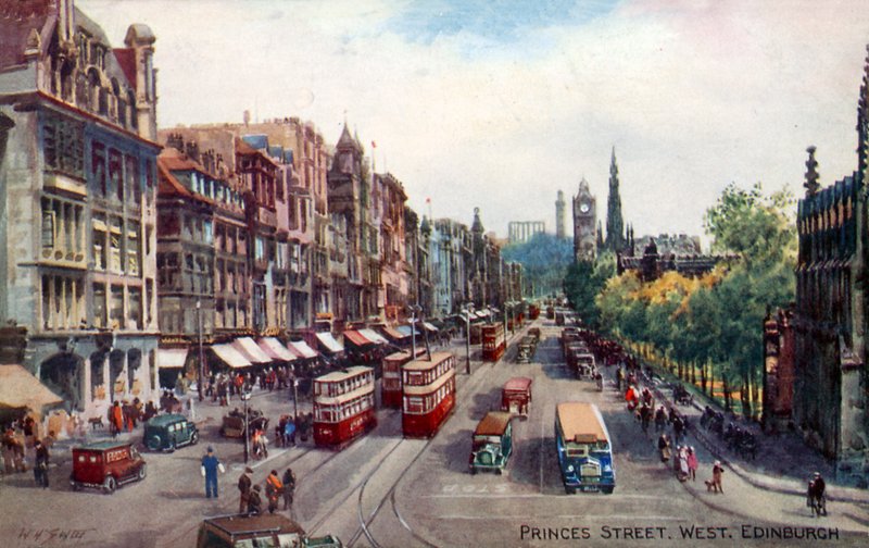 Princes Street, West, Edinburgh tekijältä Walter Henry Sweet