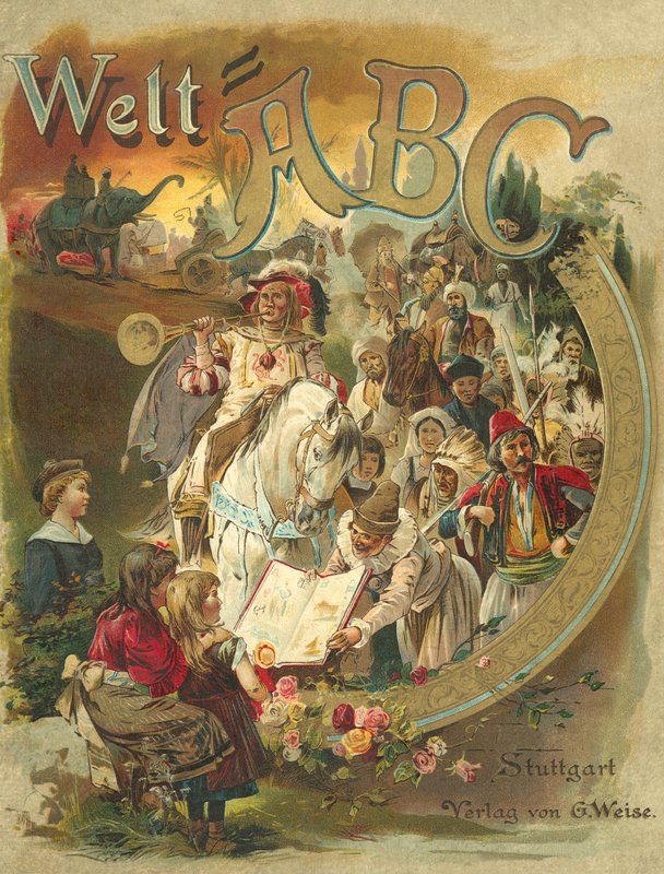 Welt ABC (chromolitho) tekijältä Walter Zweigle