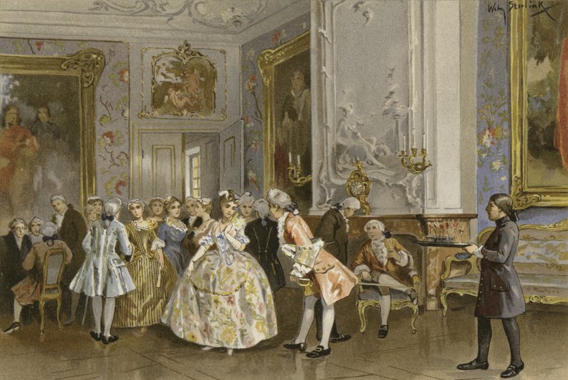 Hollantilainen salonki, 1700-luvun puoliväli tekijältä Willem II Steelink